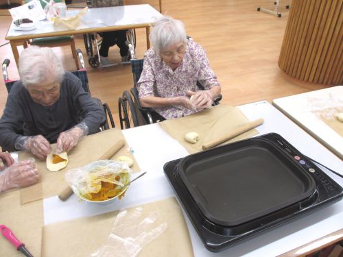 かぼちゃのおやき　楽しみね